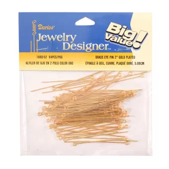 Darice • Kettelstift 5cm 72pcs Gold (1880-52)