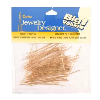 Darice • Nietstift 5cm 72pcs Gold (1880-54)