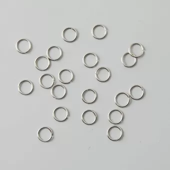 Vaessen Creative • Ringetjes 7mm 180pcs Silver (1881-10)