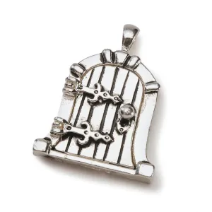 Darice • Signed Sealed Remembered Fairy Door Ant. Silver (BG2004)