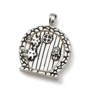 Darice • Signed Sealed Remembered Fairy Door Ant. Silver (BG2006)