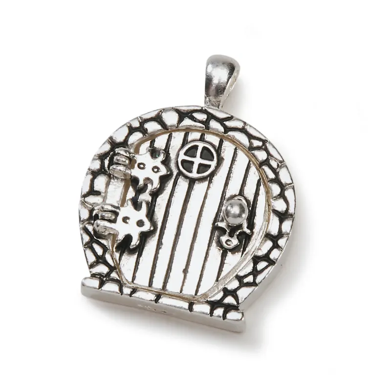 Darice • Signed Sealed Remembered Fairy Door Ant. Silver (BG2006)