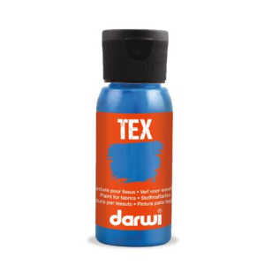 DARWI 50 ml fles Textielverf, blauw (DA0100050215C)