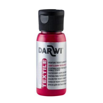 DARWI 50 ml fles Textielverf, karmijn rood - New  DA0100050420C