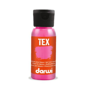 DARWI 50 ml fles Textielverf, fluo roze - New DA0100050478C