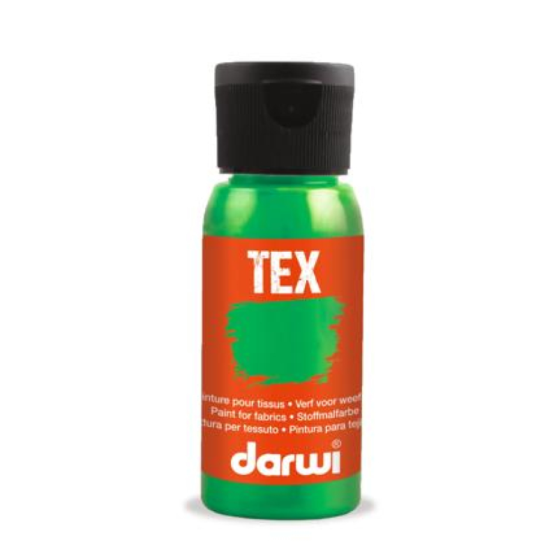 DARWI 50 ml fles Textielverf, grasgroen (DA0100050611C)