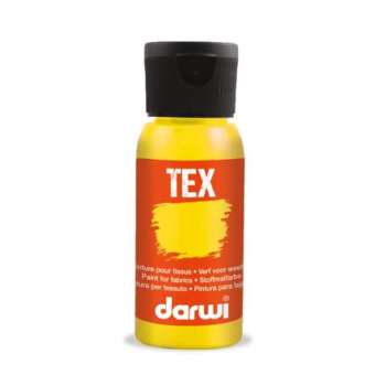 DARWI 50 ml fles Textielverf, goudgeel DA0100250751C