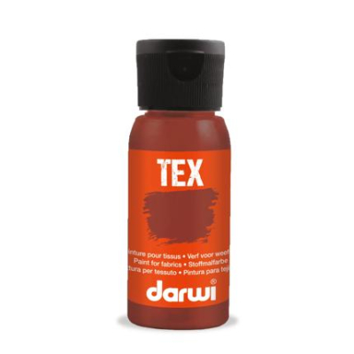 DARWI 50 ml fles Textielverf, kastanjebruin DA0100050802C