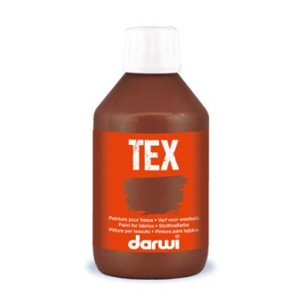 DARWI 50 ml fles Textielverf, donkerbruin DA0100250805C