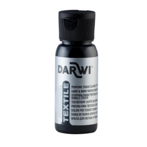 DARWI 50 ml fles Textielverf, zwart (DA0100050100C)