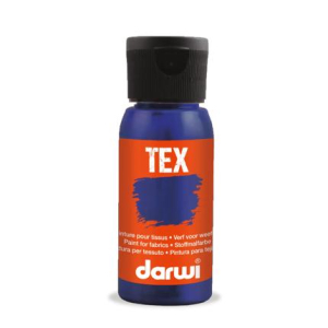 DARWI 50 ml fles Textielverf, donkerblauw (DA0100050236C)