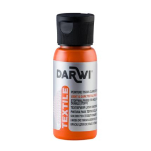 DARWI 50 ml fles Textielverf, oranje (DA0100050752C)