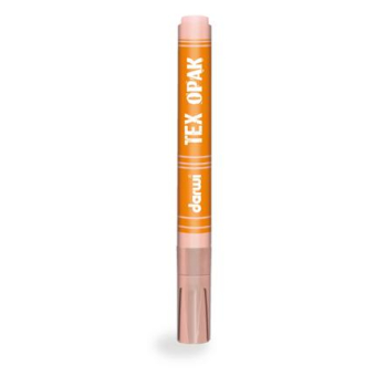 DARWI Textielverf marker opaak, punt van van 2 mm, inhoud 6 ml, huidskleur - New DA0160013425C