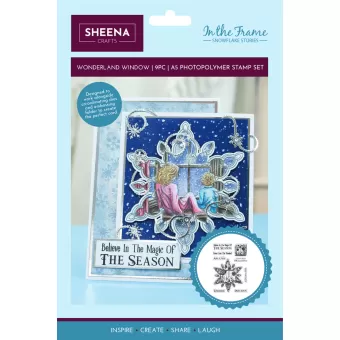 Crafter's Companion In The Frame Snowflake Stories Stamp Wonderland Window (SD-ITF-SS-STP-WW)