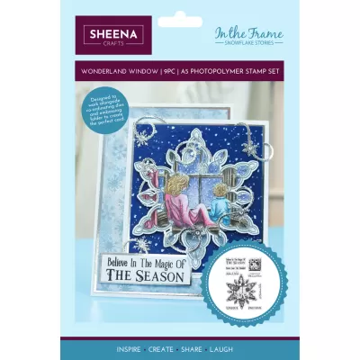 Crafter's Companion In The Frame Snowflake Stories Stamp Wonderland Window (SD-ITF-SS-STP-WW)