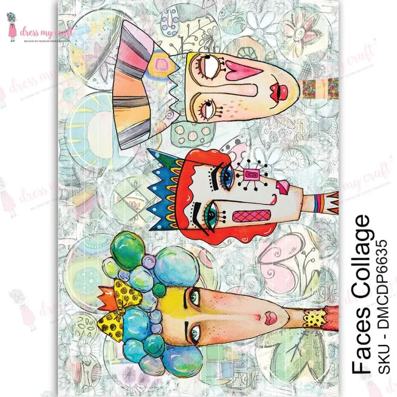 Transfer Me Faces Collage (DMCDP6635)