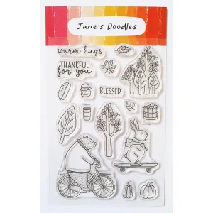Jane's Doodles Warm Hugs Clear Stamps (JD092)