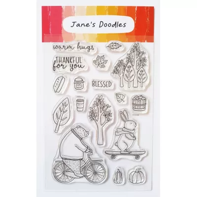 Jane's Doodles Warm Hugs Clear Stamps (JD092)