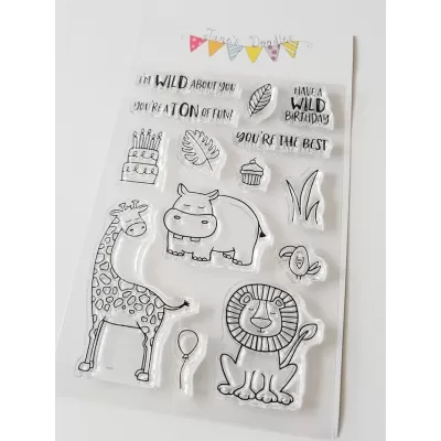 Jane's Doodles Wild Clear Stamps (JD068)