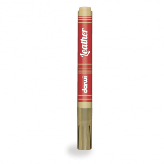 DARWI leerverf marker, punt van 2 mm, inhoud 6 ml, goud (DA0420013050C)