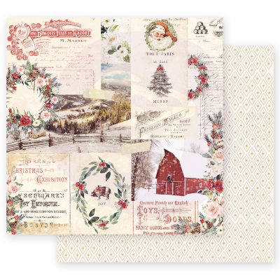 Prima Marketing Christmas In The Country 12x12 Inch Sheet Christmas Joy  1 vel (995218)
