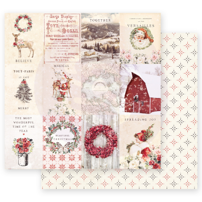 Prima Marketing Christmas In The Country 12x12 Inch Sheet Spreading Christmas Magic  1 vel (995225)