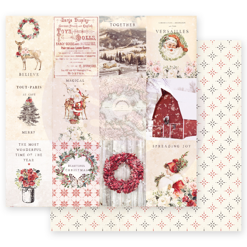 Prima Marketing Christmas In The Country 12x12 Inch Sheet Spreading Christmas Magic 1 vel (995225)