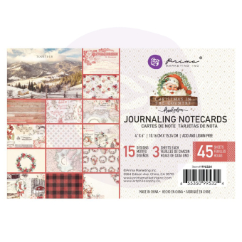 Prima Marketing Christmas In The Country 4x6 Journaling Cards (995324)