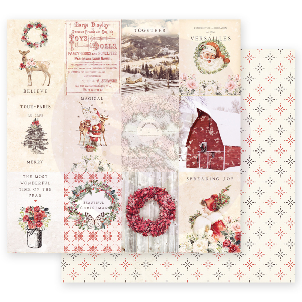 Prima Marketing Christmas In The Country 12x12 Inch Sheet Spreading Christmas Magic 1 vel (995225)