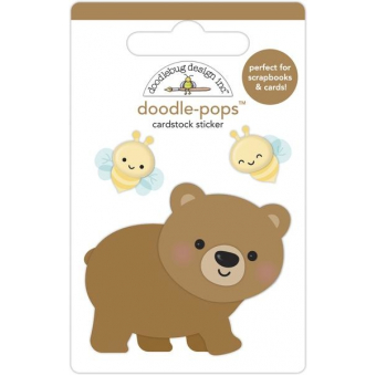 Doodlebug Design Honey Bear Doodle-Pops (7465) (842715074651)