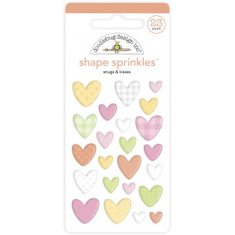 Doodlebug Design Snugs & Kisses Shape Sprinkles (23pcs) (6757) (842715067578)