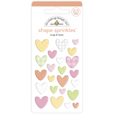 Doodlebug Design Snugs & Kisses Shape Sprinkles (23pcs) (6757) (842715067578)