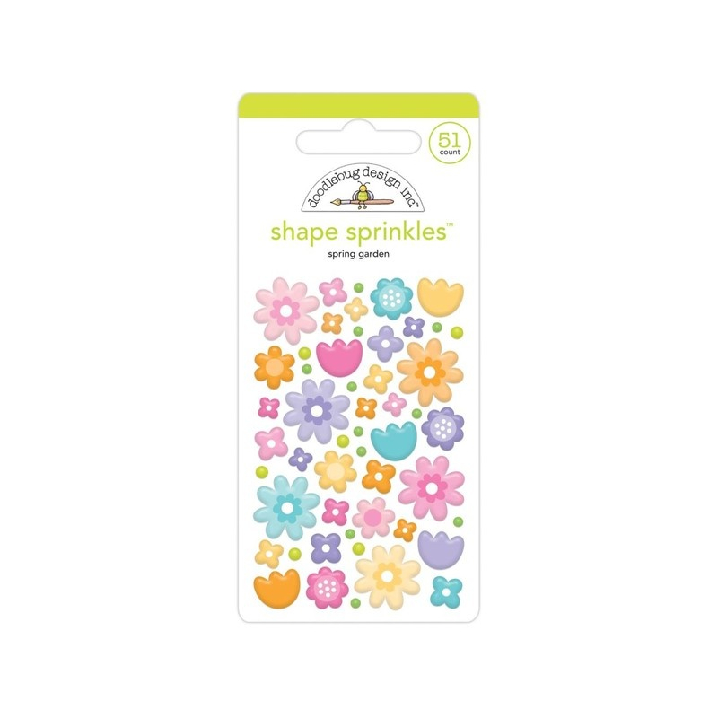 Doodlebug Design Spring Garden Shape Sprinkles (7202) (842715072022)