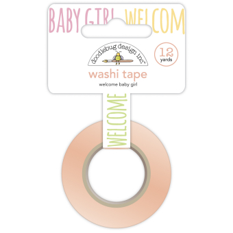 Doodlebug Design Welcome Baby Girl Washi Tape (6748) (842715067486)