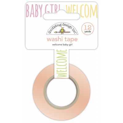 Doodlebug Design Welcome Baby Girl Washi Tape (6748)