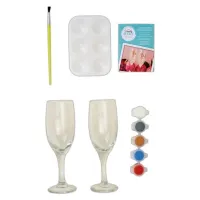 Simply Make Glass Painting Kit Flutes (DSM 105104) 