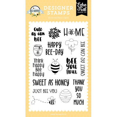 Echo Park - Cute As Can Bee Designer Stamps (BH319044)