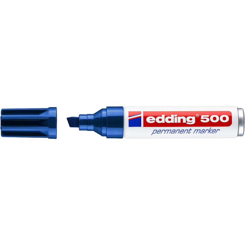Edding 500 Permanent Marker 2-7 mm Blauw (4004764329649)