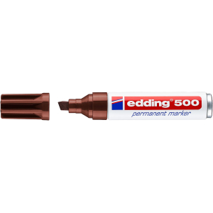 Edding 500 Permanent Marker 2-7 mm Bruin (4004764373697)