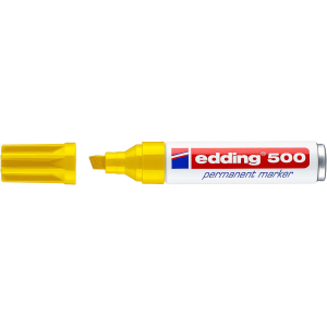 Edding 500 Permanent Marker 2-7 mm Geel (4004764373673)