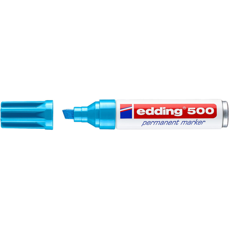 Edding 500 Permanent Marker 2-7 mm Lichtblauw (4004764373727)