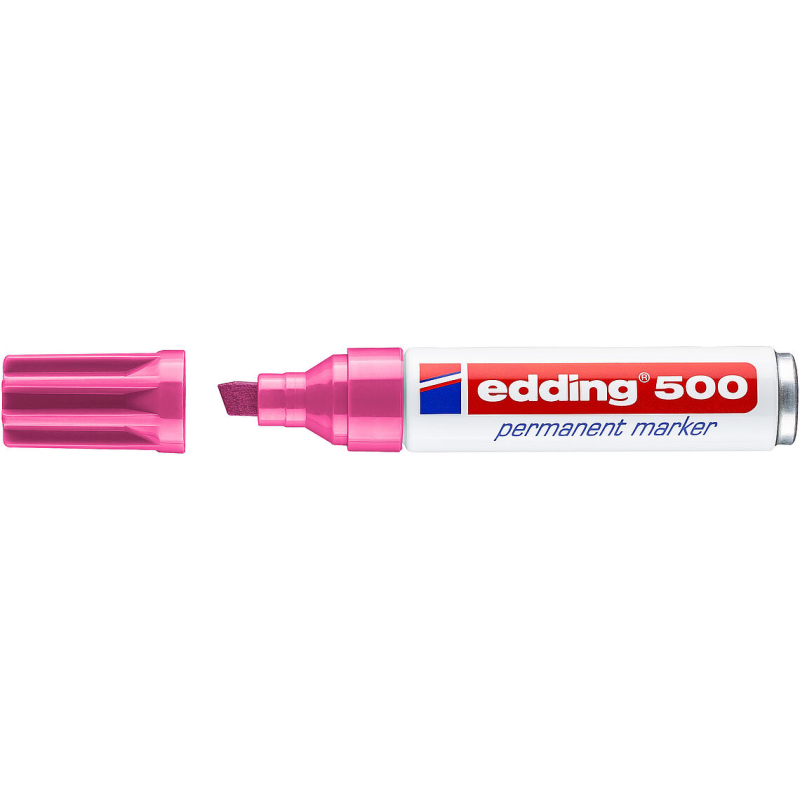 Edding 500 Permanent Marker 2-7 mm Roze (4004764373710)