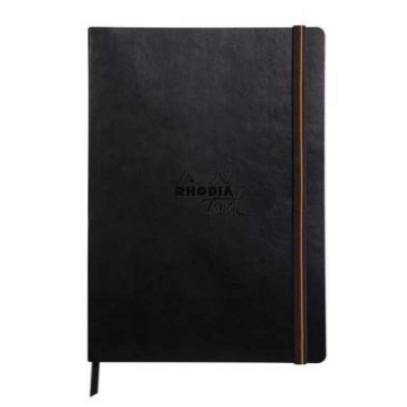 Rhodiarama Touch Mixed Media Book, genaaid boek met hardcover,  (116175C)