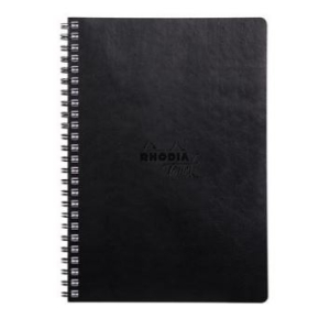 Rhodiarama Touch Mixed Media Book, spiraalgebonden boek, - Zwart  ( 116183C)