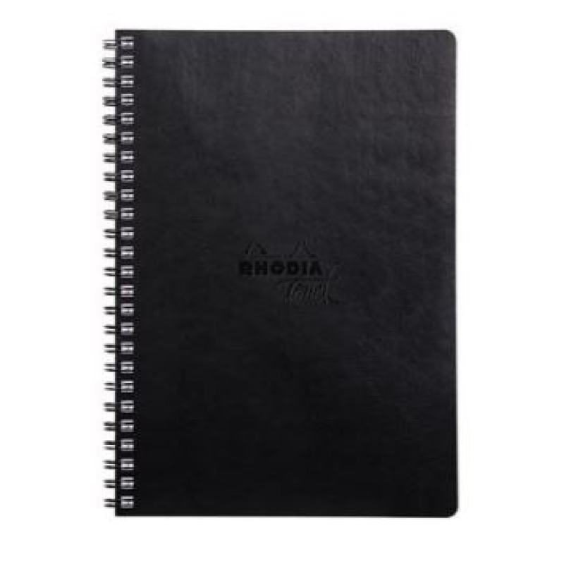 Rhodiarama Touch Mixed Media Book, spiraalgebonden boek, - Zwart  ( 116183C)