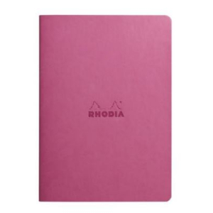 Rhodiarama genaaid schrift A5 32 blad gelijnd ivoorkleurig papier 90g - Lila ( 116411C)