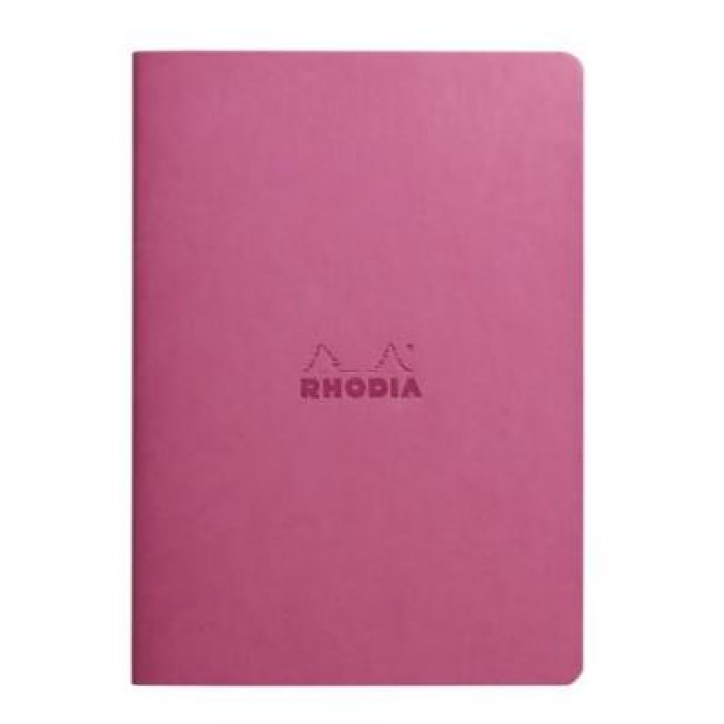 Rhodiarama genaaid schrift A5 32 blad gelijnd ivoorkleurig papier 90g - Lila ( 116411C)