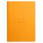 Rhodiarama genaaid schrift A5 32 blad gelijnd ivoorkleurig papier 90g - Oranje (116415C)