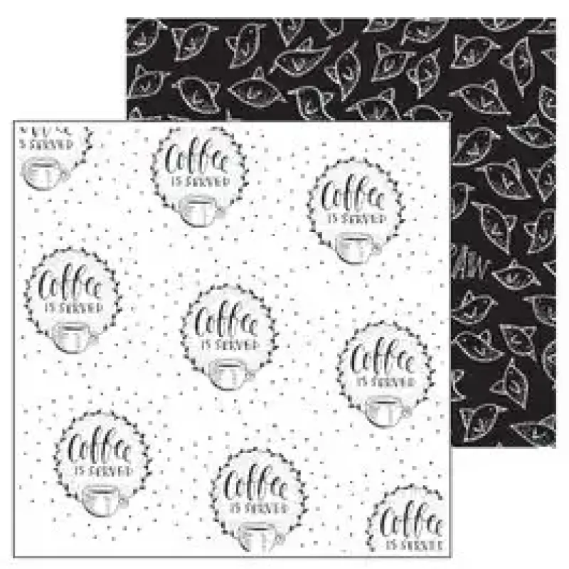 Paperfuel Scrapbook papier 30,5x30,5cm 200g Coffee (PF201012)