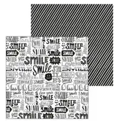 Paperfuel • Scrapbook papier 30,5x30,5cm 200g Smile (PF201002)